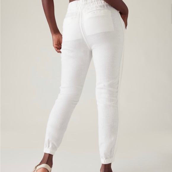 Athleta Cabo Linen Jogger. Machine washable fabric with a relaxed fit. Worn 2x - Picture 15 of 15